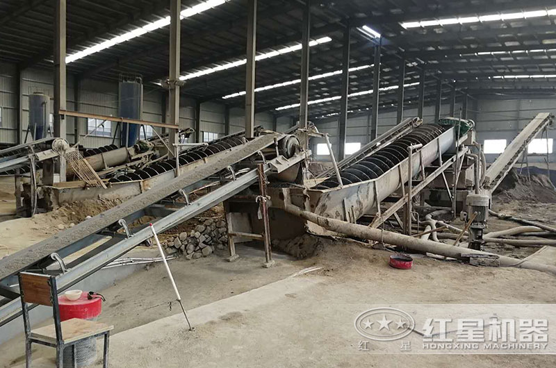 螺旋洗砂機作業(yè)現(xiàn)場實拍 螺旋洗砂機作業(yè)現(xiàn)場實拍