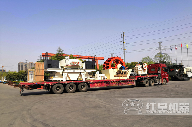 紅星機器成套破碎設備發貨 紅星機器成套破碎設備發貨