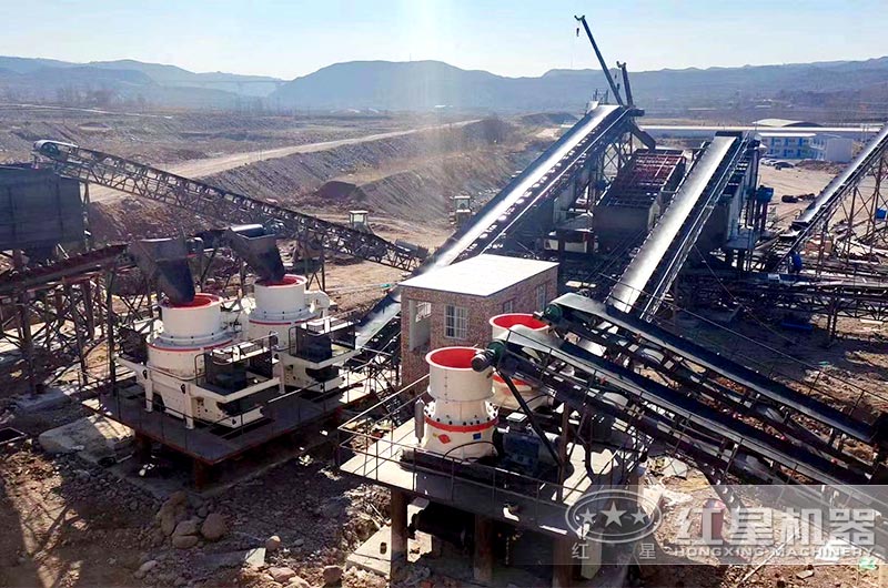 甘肅花崗巖制砂生產(chǎn)線現(xiàn)場 甘肅花崗巖制砂生產(chǎn)線現(xiàn)場